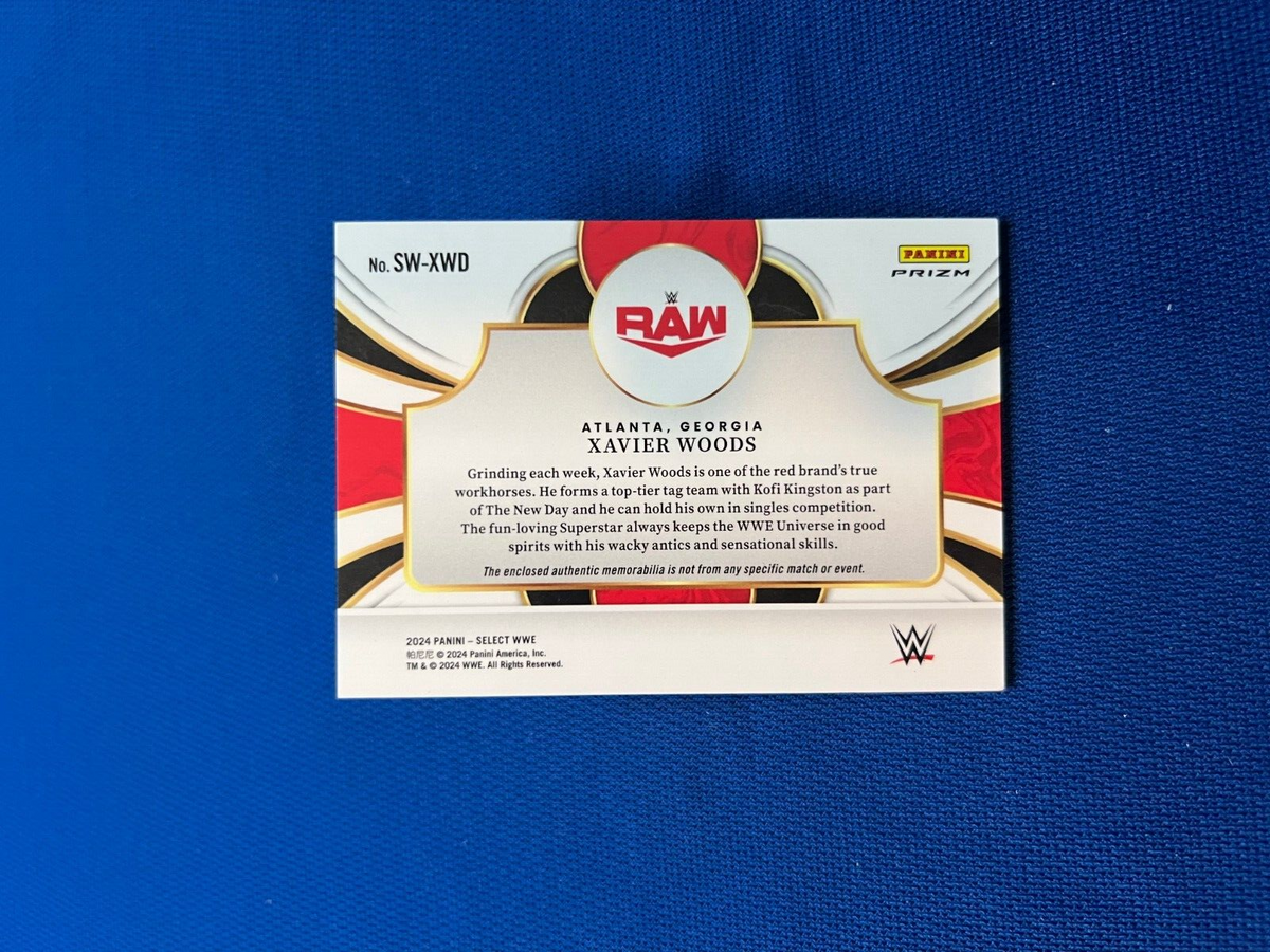 2024 PANINI SELECT XAVIER WOODS RAW SELECTIVE SWATCHES RELIC PRIZM CARD #SW-XWD