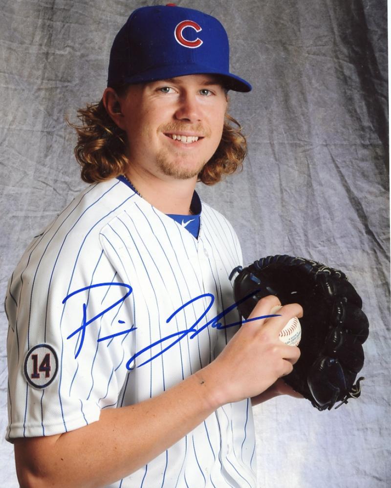 PIERCE  JOHNSON     CHICAGO  CUBS     SIGNED AUTOGRAPHED  8X10 PHOTO W/COA 