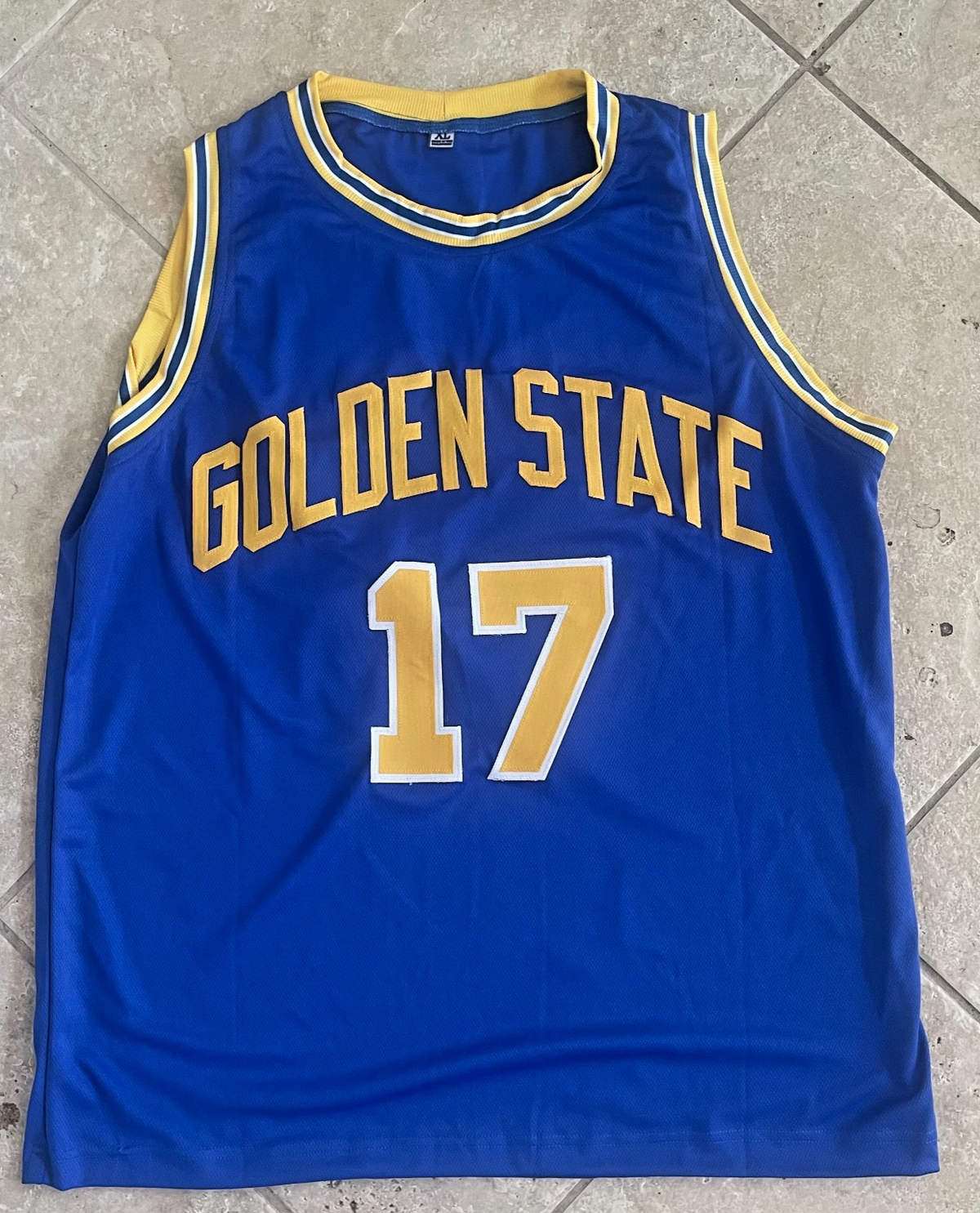 CHRIS MULLIN GOLDEN STATE SIGNED AUTOGRAPHED JERSEY BECKETT AUTH