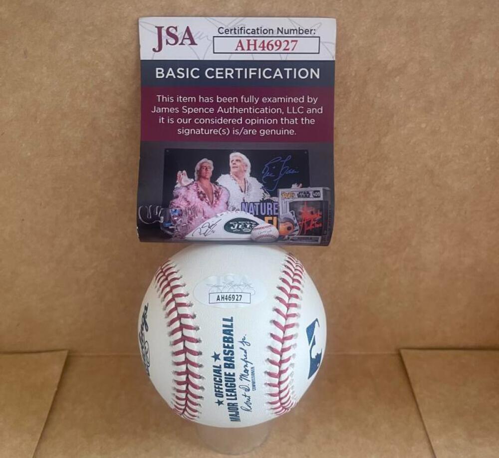 LARRY DIERKER NO HITTER 7/9/76 ASTROS  SIGNED AUTO M.L. BASEBALL JSA AH46927