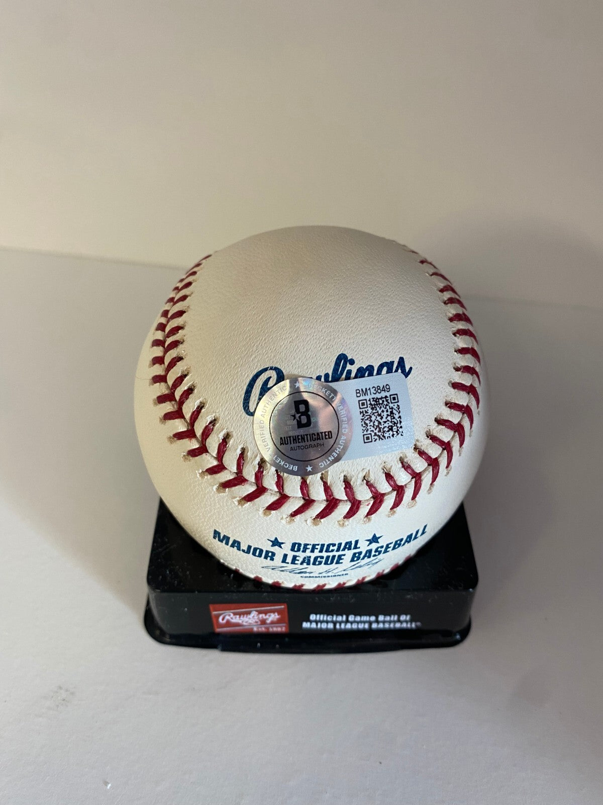 MICHAEL CUDDYER MINNESOTA TWINS SIGNED AUTOGRAPHED M.L. BASEBALL BECKETT