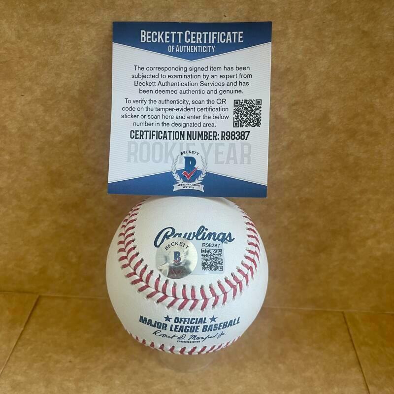 SPENCER TORKELSON DETROIT TIGERS ROOKIE YEAR SIGNED AUTO M.L. BASEBALL BAS R9838
