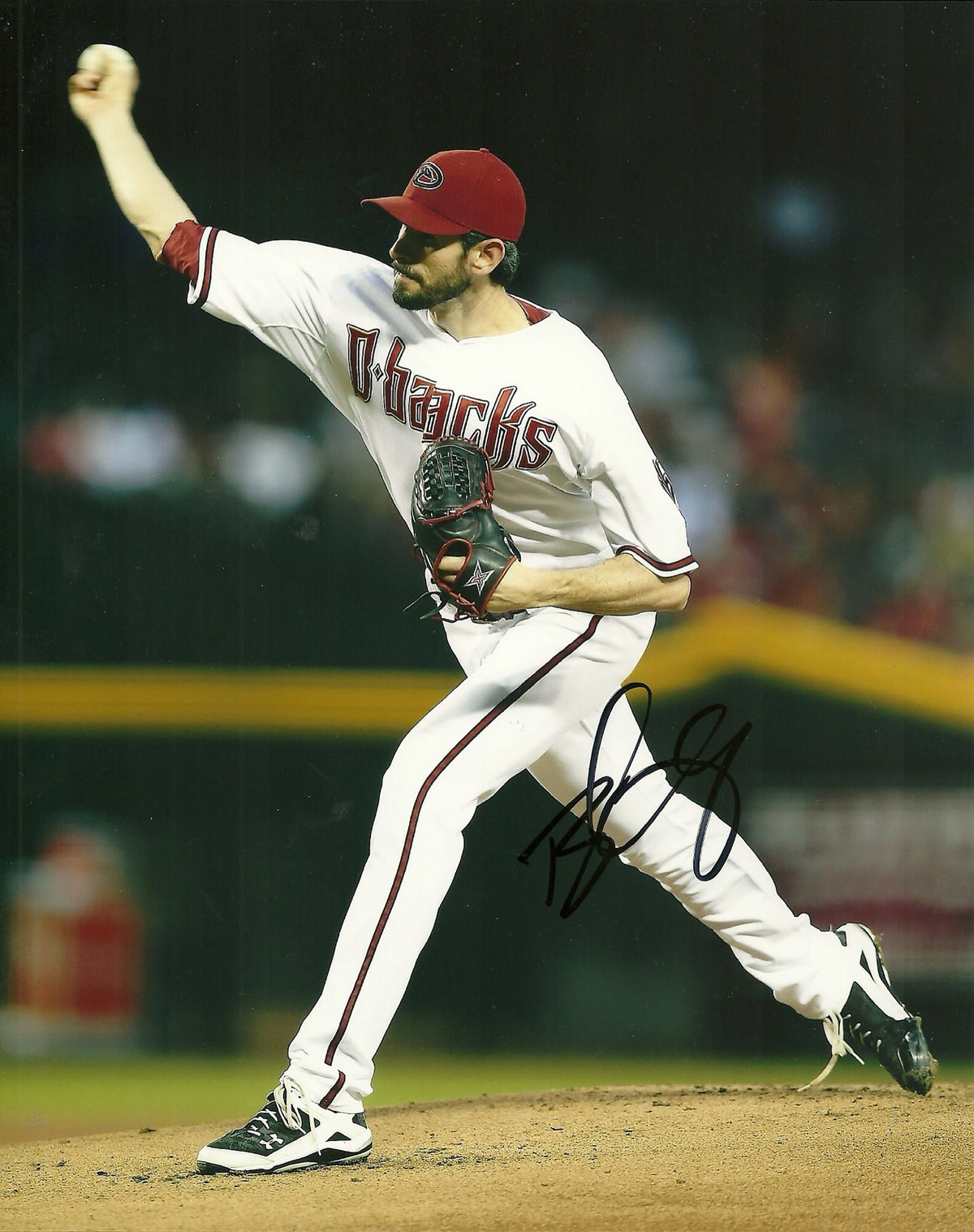 BRANDON MCCARTHY ARIZONA DIAMONDBACKS SIGNED AUTOGRAPHED 8x10 PHOTO W/COA