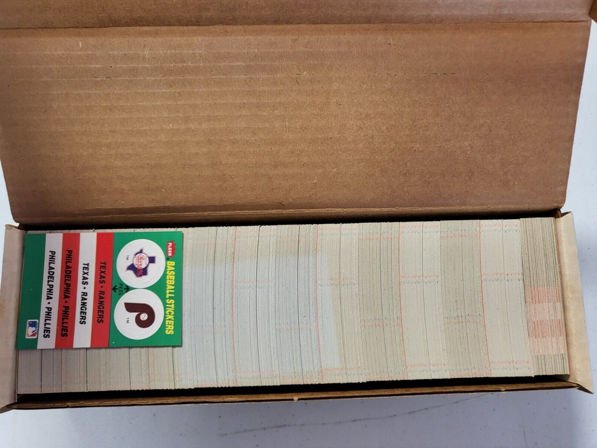 1987 FLEER BASEBALL COMPLETE CARD SET 660