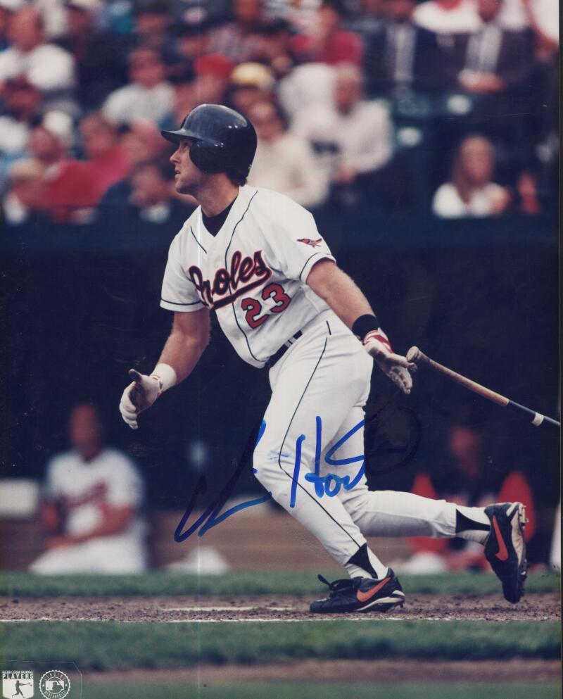 CHRIS HOILES ORIOLES SIGNED AUTOGRAPHED 8X10 PHOTO W/ COA