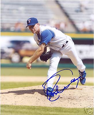 RON MAHAY TEXAS RANGERS SIGNED 8X10 PHOTO W/COA