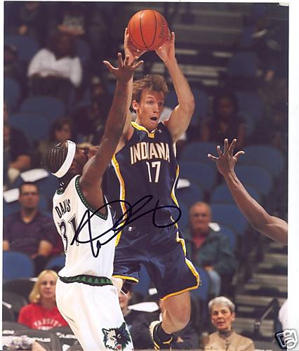MIKE DUNLEAVY INDIANA PACERS SIGNED 8X10 PHOTO W/COA
