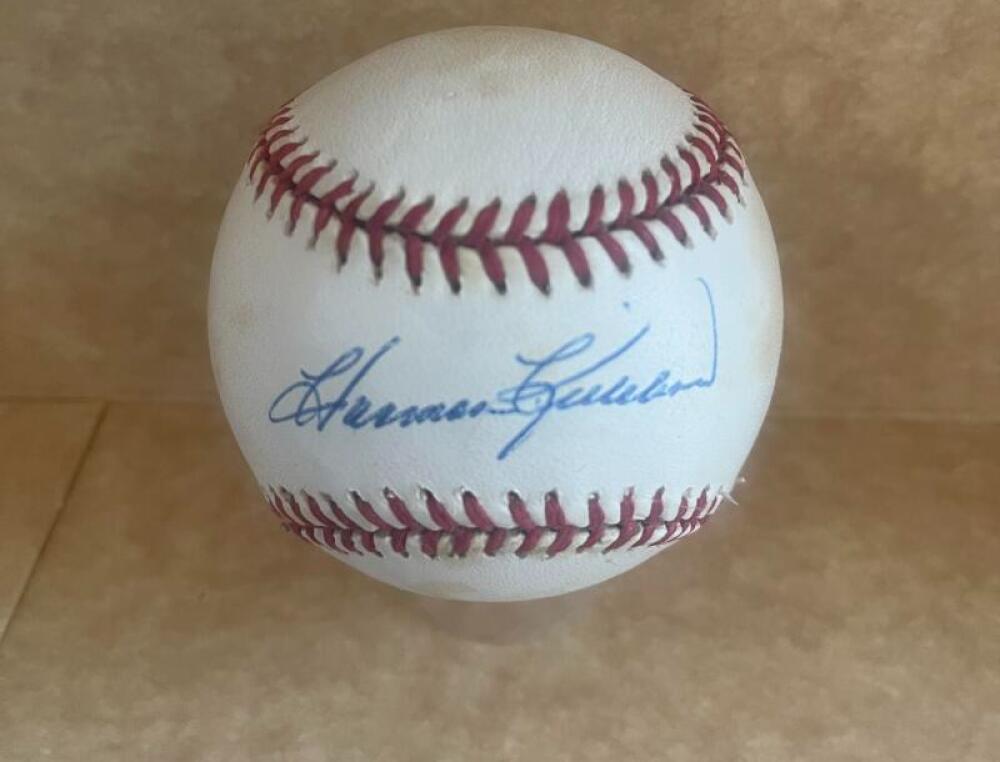 HARMON KILLEBREW TWINS SIGNED AUTOGRAPHED A.L. BASEBALL  JSA STICKER ONLY