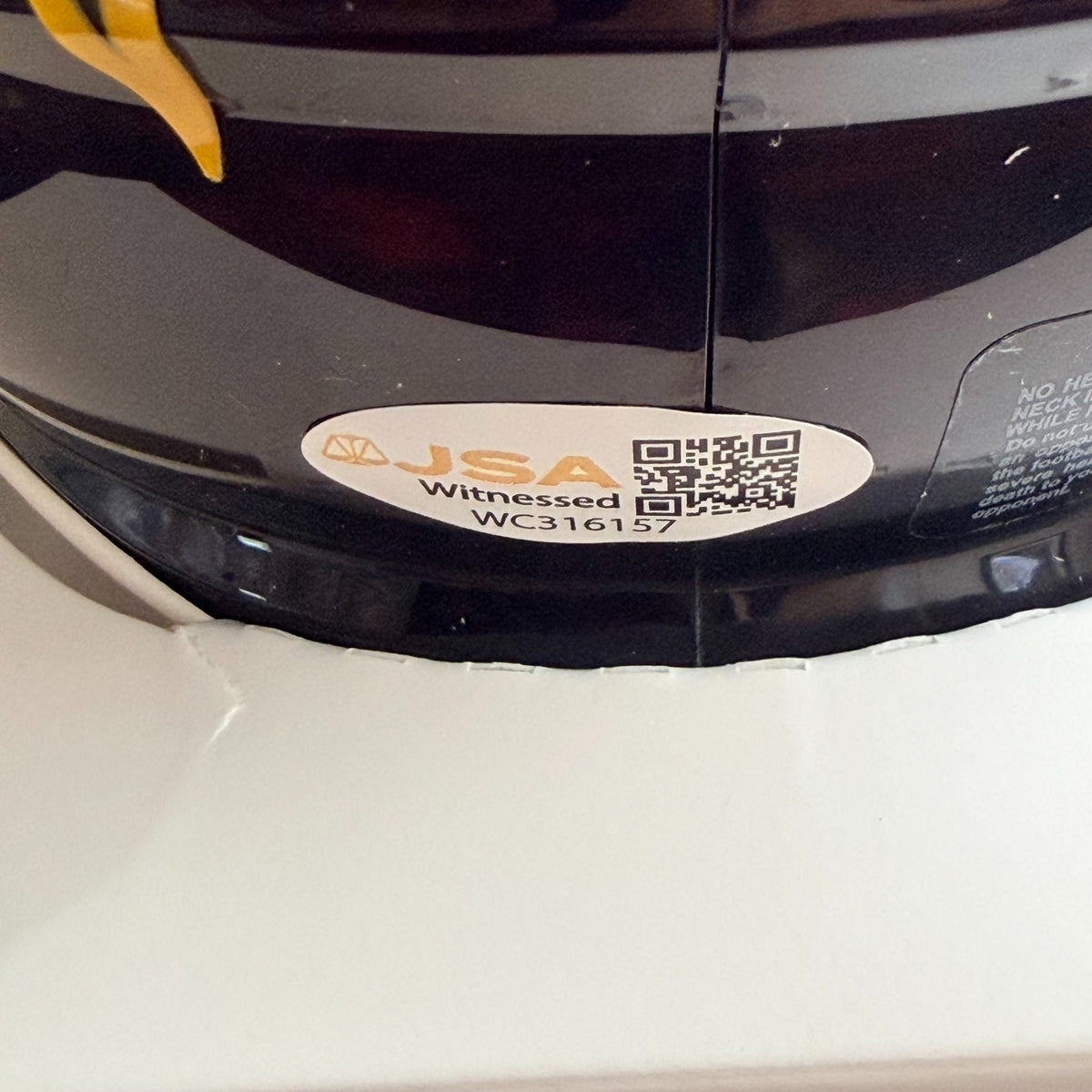 AKHEEM MESIDOR SAN DIEGO CHARGERS SIGNED SPEED MINI HELMET JSA AUTH