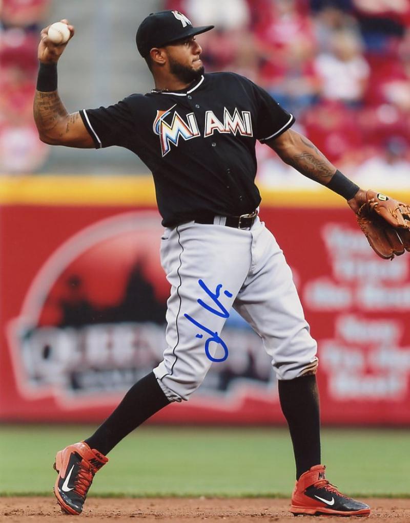 JORDANNY VALDESPIN FLORIDA MARLINS SIGNED 8x10 PHOTO JSA SOA