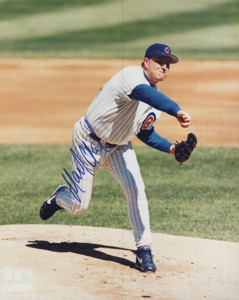 MARK CLARK  CHICAGO CUBS SIGNED AUTOGRAPHED 8X10 PHOTO W/ COA