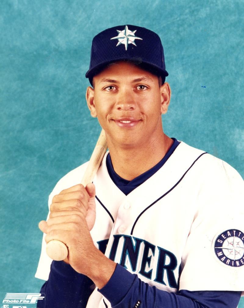 ALEX RODRIGUEZ CLOSE UP SEATTLE MARINERS UNSIGNED 8X10 PHOTO