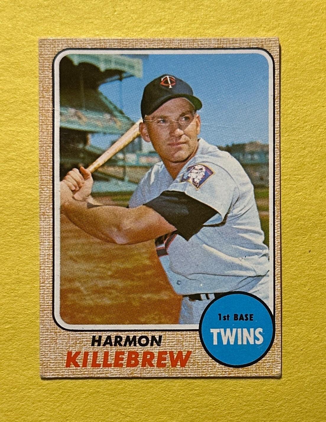 1968 TOPPS HARMON KILLEBREW #220 TWINS HOF