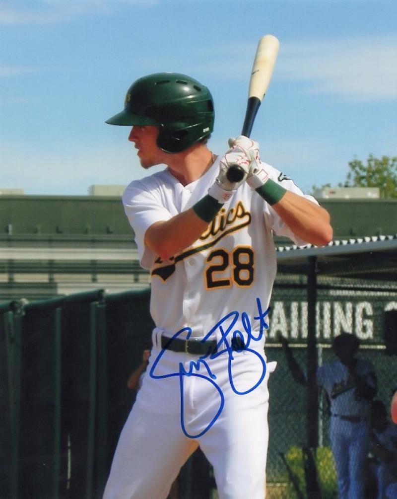 SKYE BOLT OAKLAND A'S SIGNED AUTOGRAPHED 8X10 PHOTO W/ COA