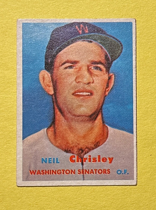 1957 TOPPS NEIL CHRISLEY #320 SENATORS