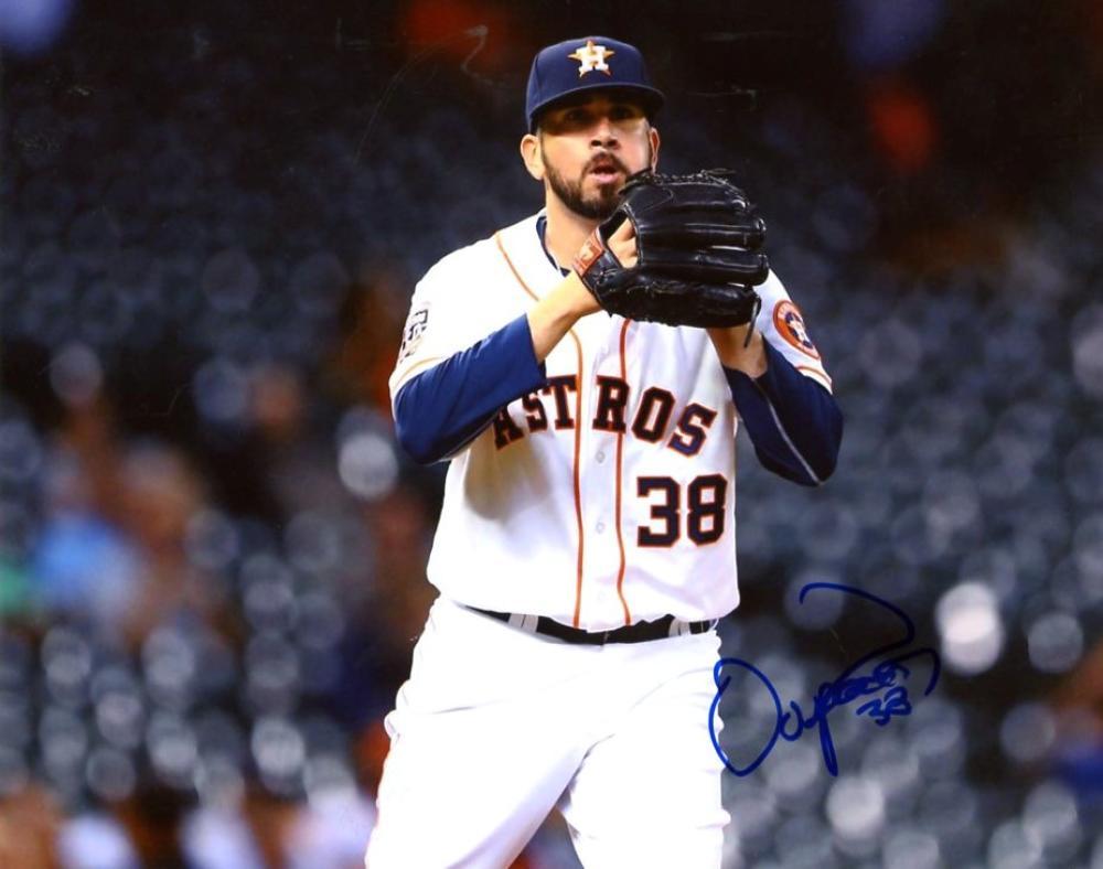 OLIVER PEREZ HOUSTON ASTROS SIGNED AUTOGRAPHED 8X10 PHOTO W/COA