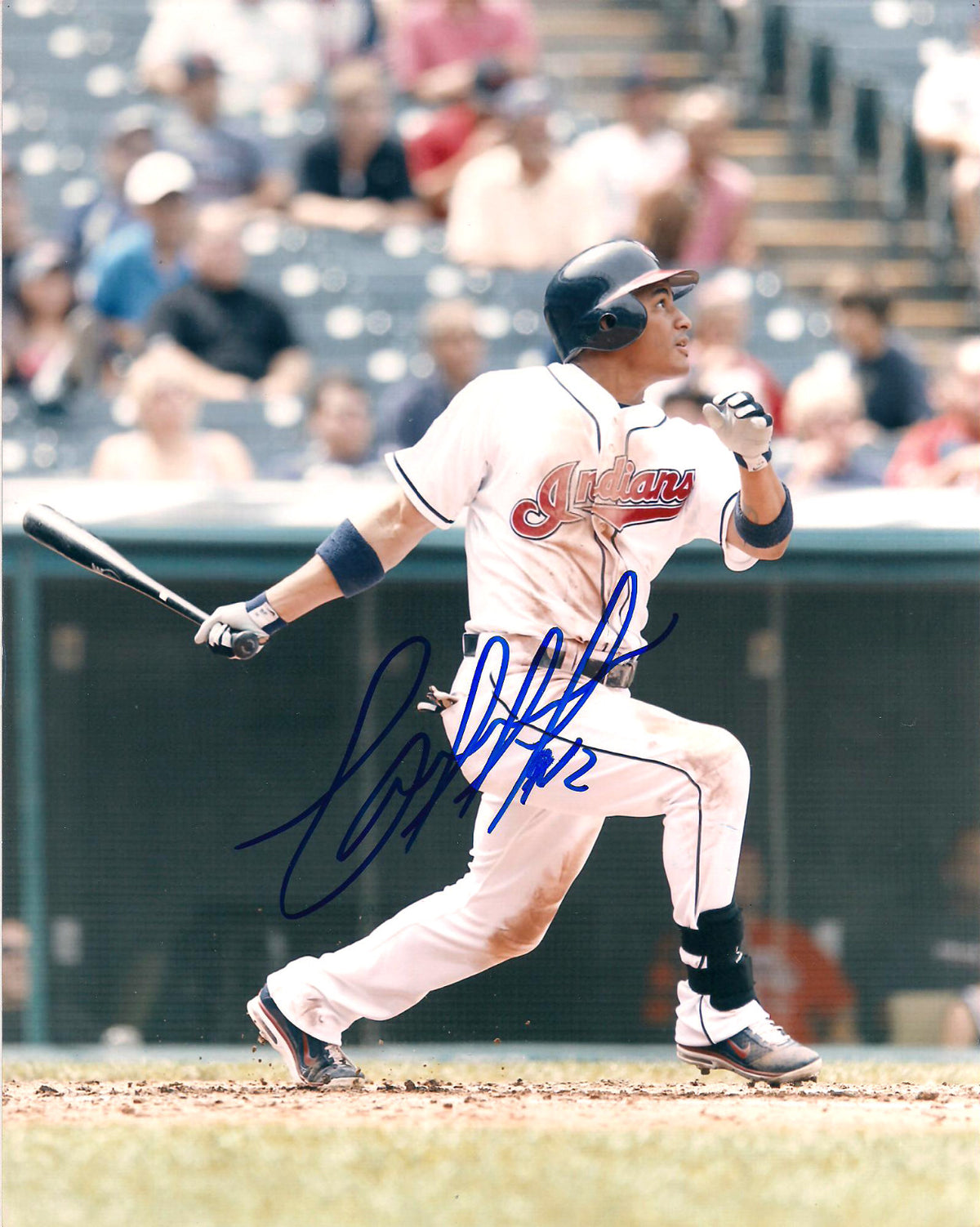EZEQUIEL CARRERA CLEVELAND INDIANS SIGNED AUTOGRAPHED 8X10 PHOTO W/COA