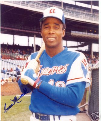 IVAN MURRELL DECEASED ATLANTA BRAVES SIGNED 8X10 PHOTO