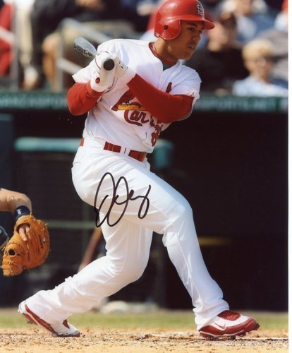 JON JAY ST. LOUIS CARDINALS SIGNED 8X10 PHOTO W/COA