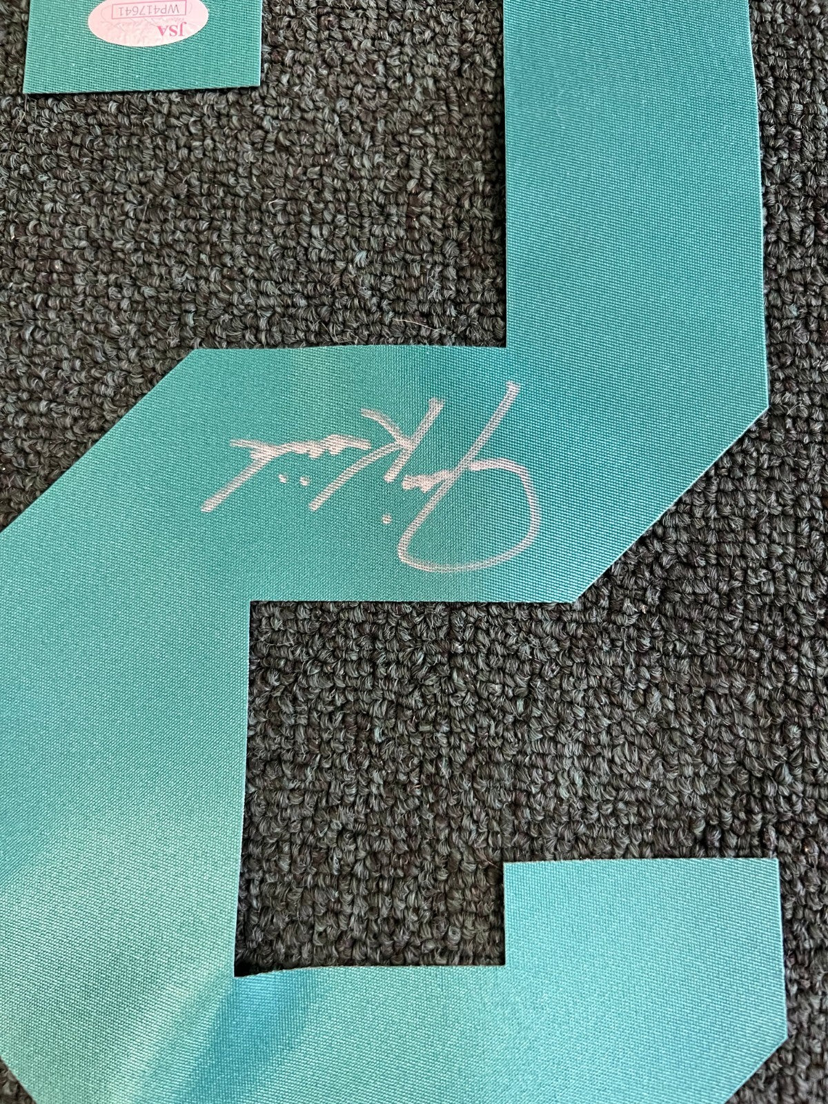 JIM KIICK MIAMI DOLPHINS 17-0 SIGNED AUTOGRAPHED #2 JERSEY NUMBER JSA COA **