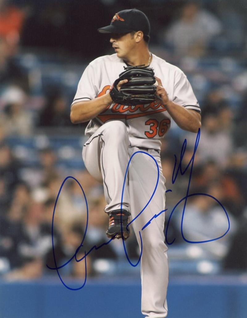 JOHN PARRISH BALTIMORE ORIOLES SIGNED AUTOGRAPHED 8X10 PHOTO W/COA 