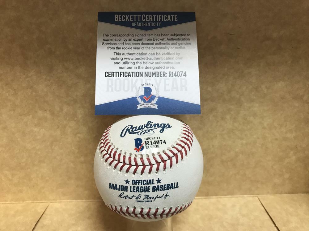 WILL CRAIG PITTSBURGH PIRATES ROOKIE YEAR SIGNED M.L. BASEBALL BECKETT R14074