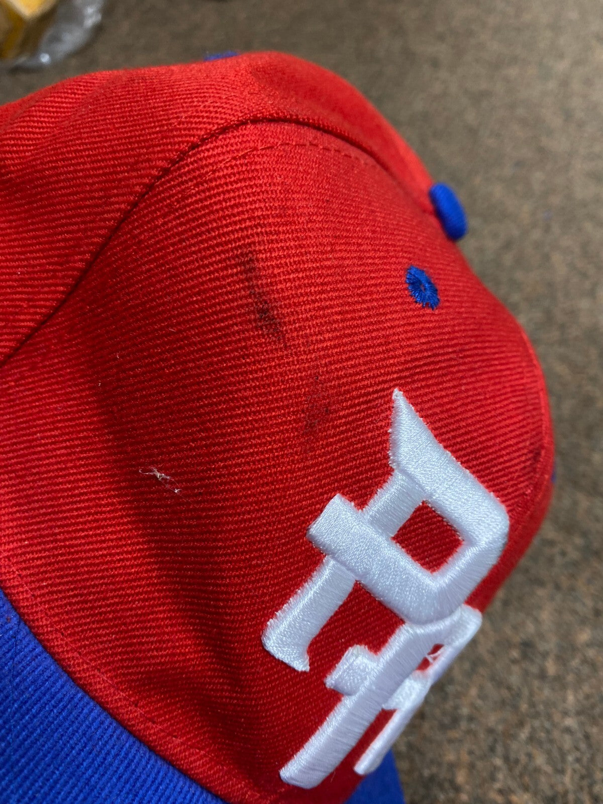 WBC WORLD BASEBALL CLASSICS PUERTO RICO RED BLUE SNAPBACK HAT ADULT SIZE L@@K