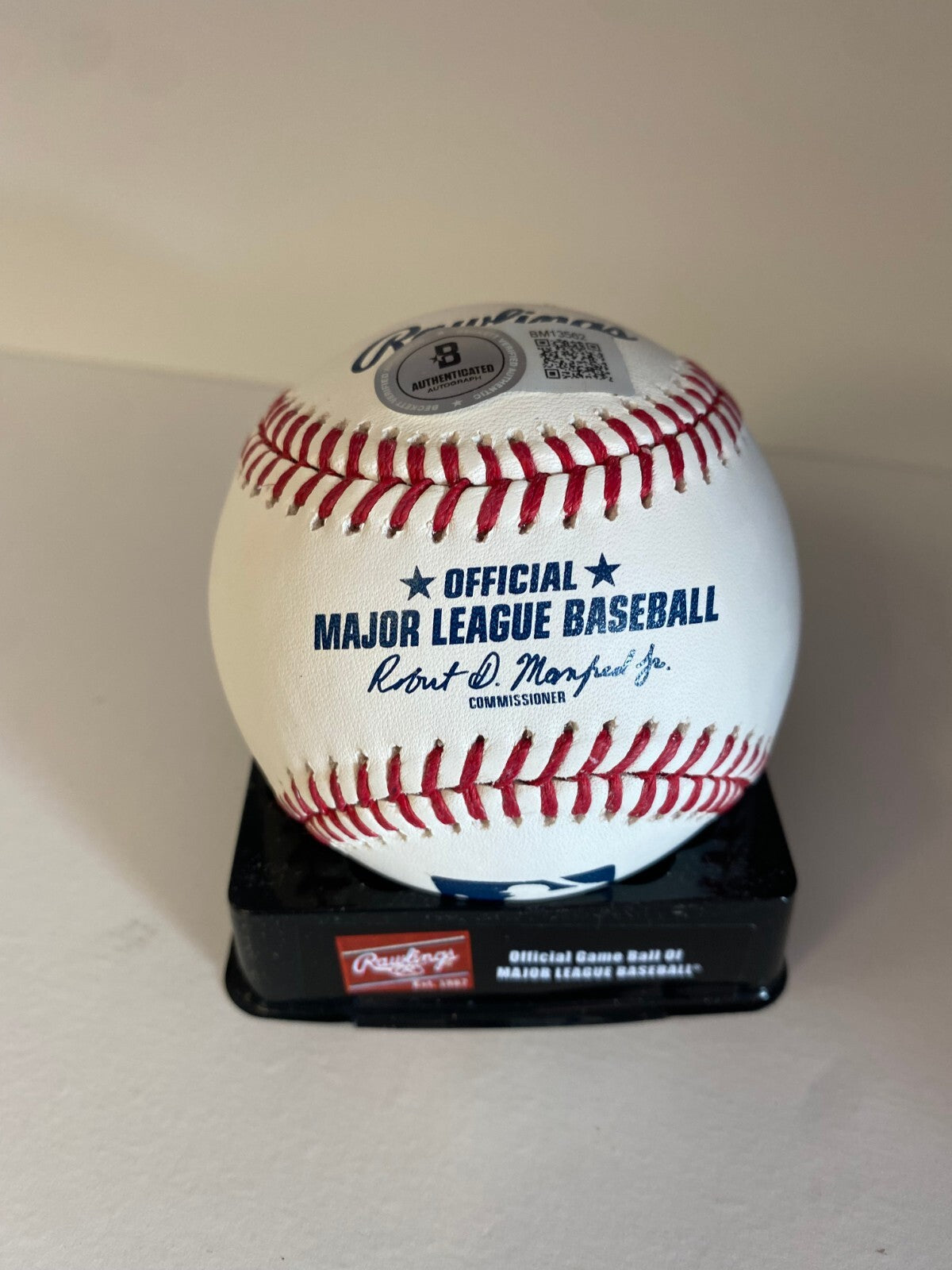 CAVAN BIGGIO TORONTO BLUE JAYS SIGNED AUTOGRAPHED M.L BASEBALL BECKETT AUTH