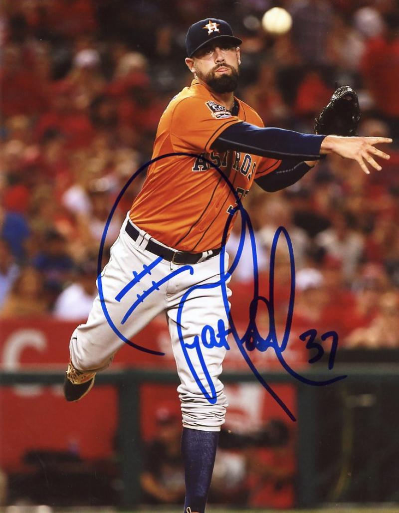 PAT NESHEK TO FIRST  HOUSTON ASTROS SIGNED 8X10 PHOTO W/COA