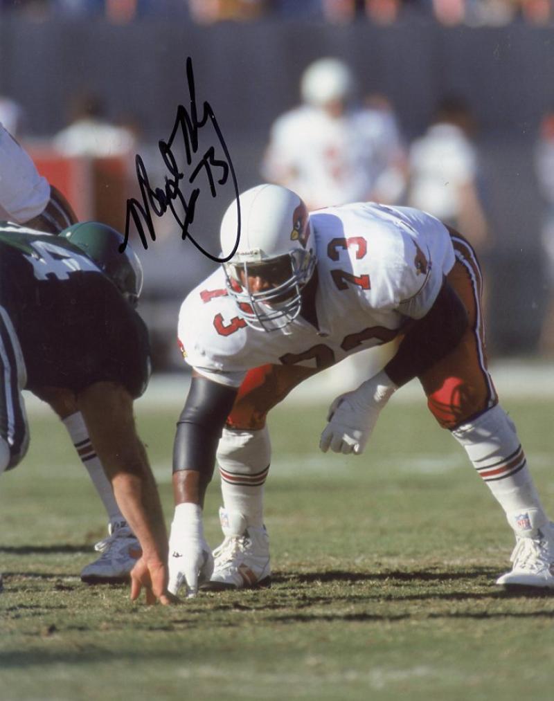 MARK MAY ARIZONA CARDINALS SIGNED AUTOGRAPHED 8X10 PHOTO W/ COA 