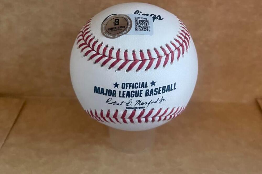 SPENCER TORKELSON TIGERS  SIGNED AUTOGRAPHED M.L. BASEBALL BECKETT AUTH