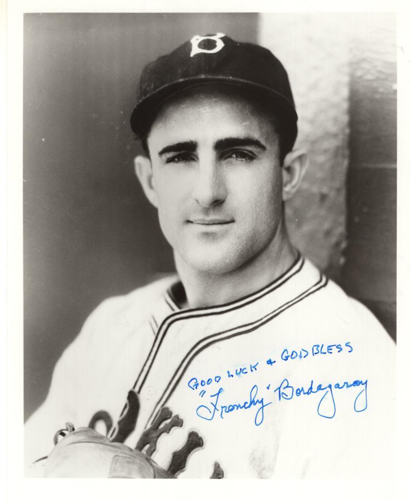 FRENCHY BORDAGARAY BROOKLYN DODGERS D. 2001 SIGNED AUTOGRAPHED 8X10 PHOTO W/COA