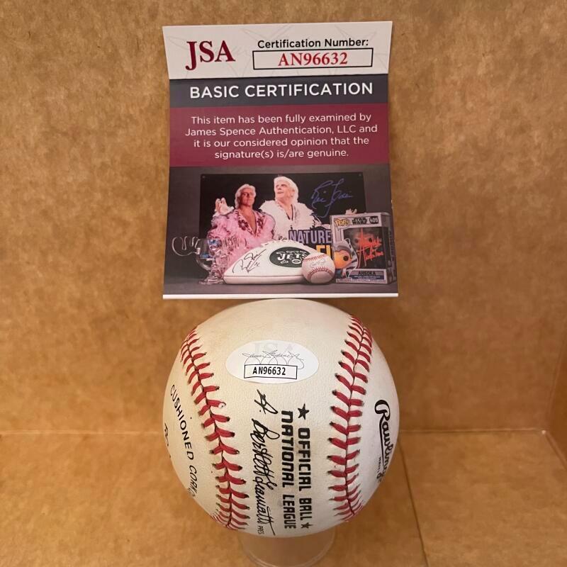 DICK HALL PHILLIES/ORIOLES SIGNED AUTOGRAPHED N.L. BASEBALL JSA AUTH