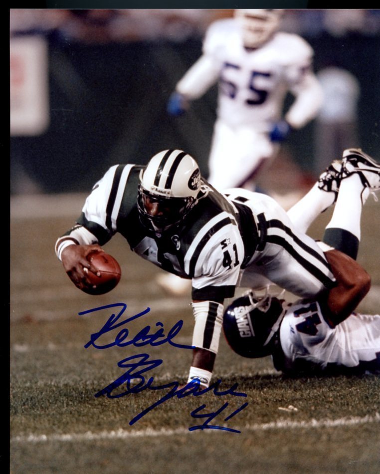 KEITH  BYARS  NEW  YORK JETS     SIGNED AUTO  8X10
