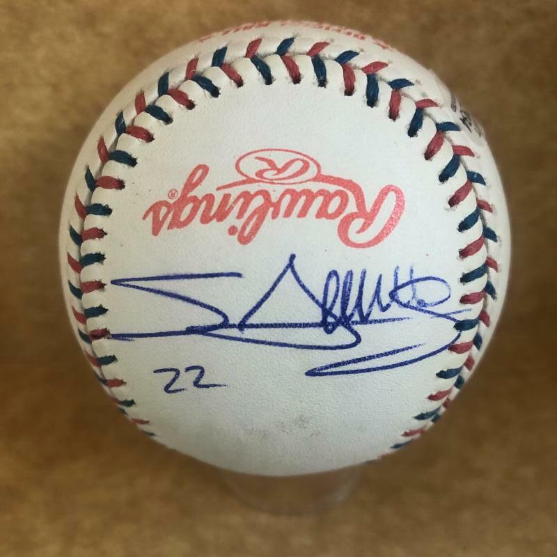 MIGUEL SANO MINNESOTA TWINS SIGNED 2017 ALL STAR GAME BASEBALL BECKETT Y12934
