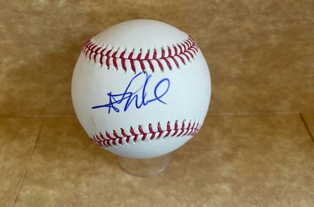 ALEC MILLS CHICAGO CUBS SIGNED AUTOGRAPHED M.L. BASEBALL  BAS BC94600
