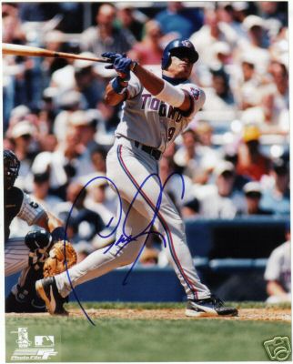 DAVID  SEGUI   TORONTO  BLUE JAYS  SIGNED 8X10