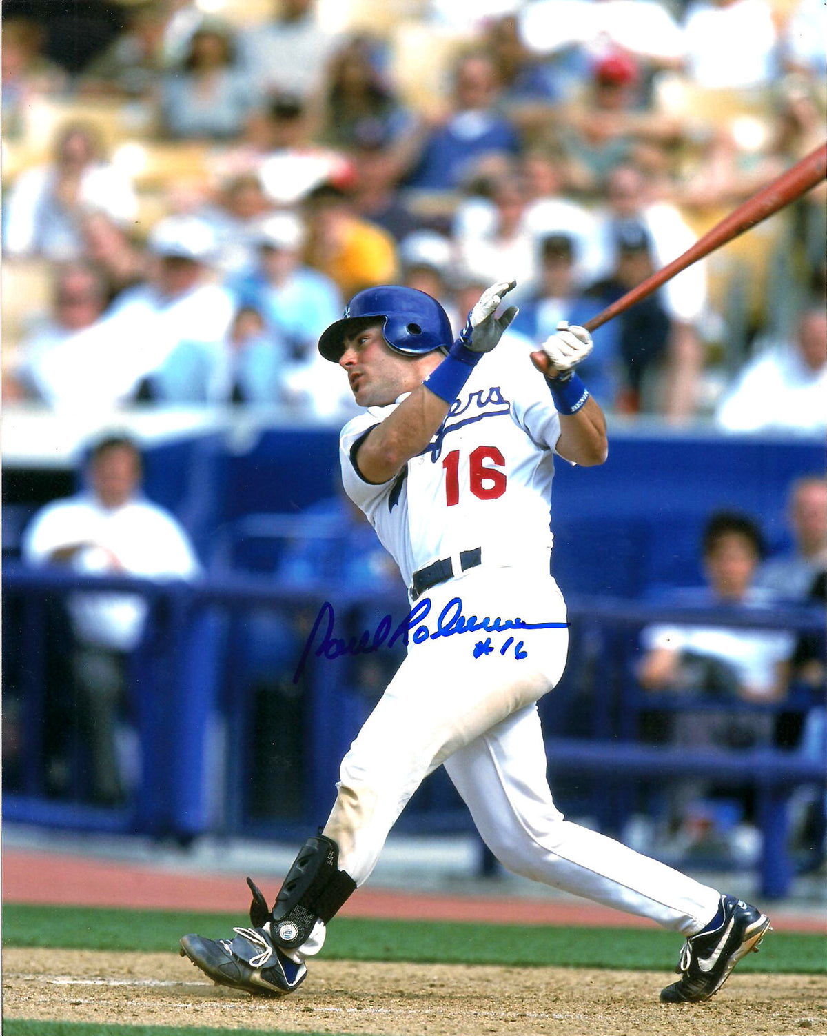 PAUL LODUCA LOS ANGELES DODGERS SIGNED AUTOGRAPHED 8X10 PHOTO W/COA
