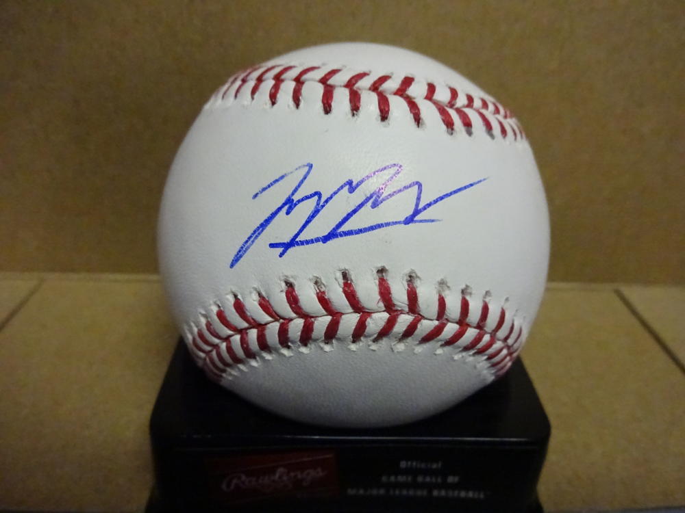 TAYLOR JUNGMANN M BREWERS SIGNED AUTO. MAJOR LEAGUE BASEBALL W/COA