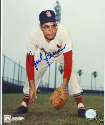 JULIAN JAVIER ST. LOUIS CARDINALS SIGNED 8X10 PHOTO COA