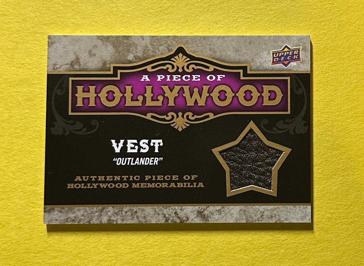 2009 UPPER DECK A PIECE OF HOLLYWOOD JOHN HURT VEST RELIC "OUTLANDER" #POH-HJ