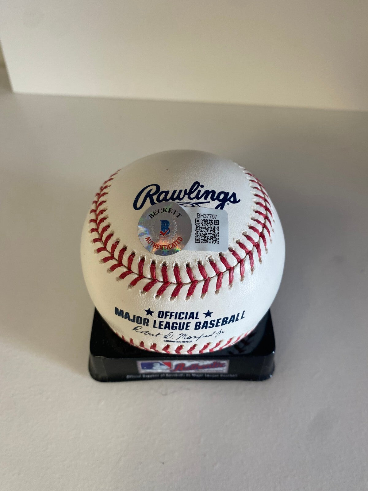 CHRISTIAN JAVIER HOUSTON ASTROS SIGNED AUTOGRAPHED M.L BASEBALL BECKETT