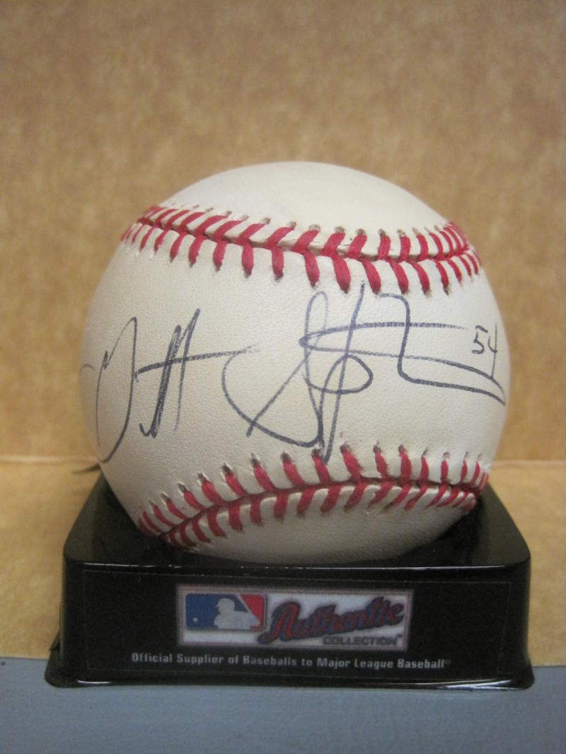 GARRETT STEPHENSON ORIOLES/PHILLIES/CARDINALS AUTOGRAPHED N.L. BASEBALL W/COA
