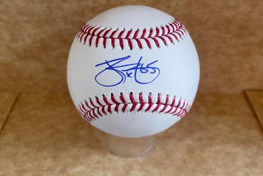 JAMES PAXTON DODGERS SIGNED AUTO M.L. BASEBALL BECKETT AUTH