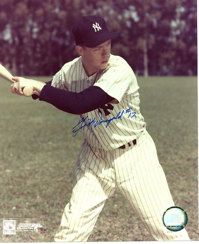GIL MCDOUGALD NEW YORK YANKEES  SIGNED  8 X10 PHOTO