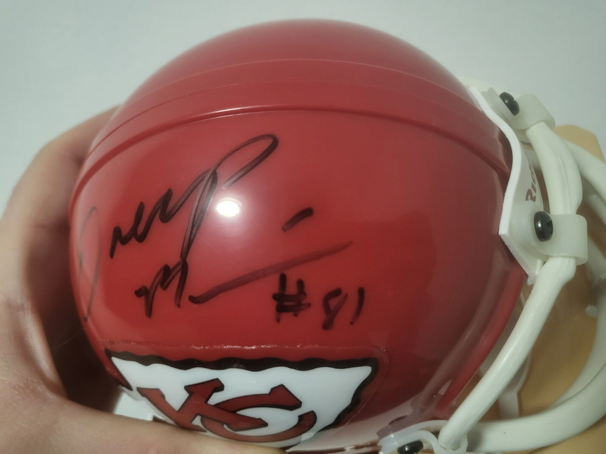 SNOOP MINNIS KANSAS CITY CHIEFS SIGNED AUTOGRAPH AUTO RIDDELL MINI HELMET W/COA