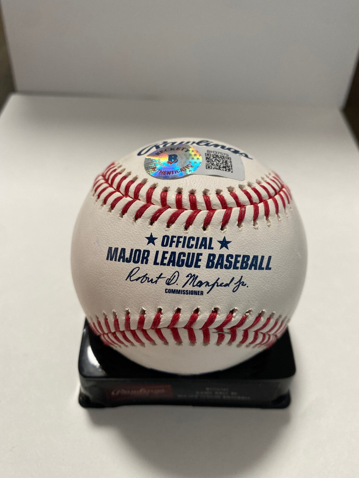 VIDAL BRUJAN MIAMI MARLINS SIGNED AUTOGRAPHED M.L. BASEBALL BECKETT ***