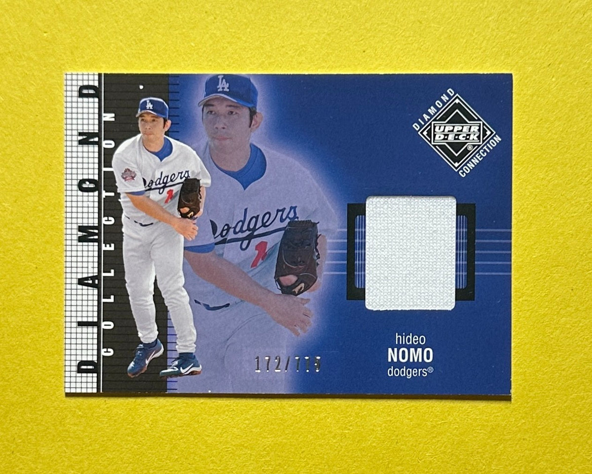 2002 UPPER DECK DIAMOND COLLECTION HIDEO NOMO RELIC #223 DODGERS