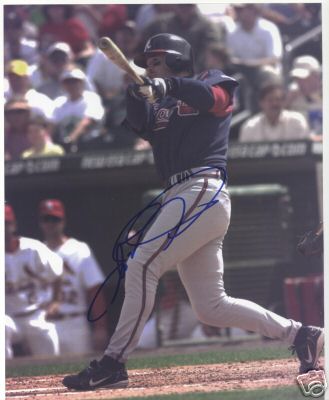 ELI MARRERO ATLANTA BRAVES SIGNED 8X10 PHOTO W/COA