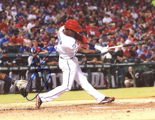 JURICKSON PROFAR ACTION TEXAS RANGERS SIGNED AUTOGRAPHED 8x10 PHOTO W/COA 